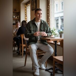 Covington Dark Green Casual Shirt